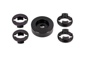 BMR 16-17 6th Gen Camaro Differential Lockout Bushing Kit (Aluminum) - Black