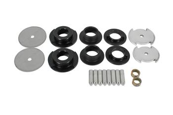 BMR 16-17 6th Gen Camaro Rear Cradle Lockout Bushing Kit - Black