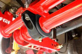 BMR Universal 1.375in Delrin Bushing Kit (For Billet Sway Bar Mounts) - Black - 0