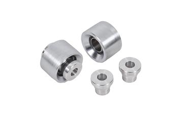 BMR 15-17 S550 Mustang STD. Rear Lower Control Arm Bearing Kit - Silver Zinc