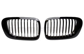 Gloss Black Front Grilles - E46 2-Door (Pre-LCI) 2000-2003 & E46 M3