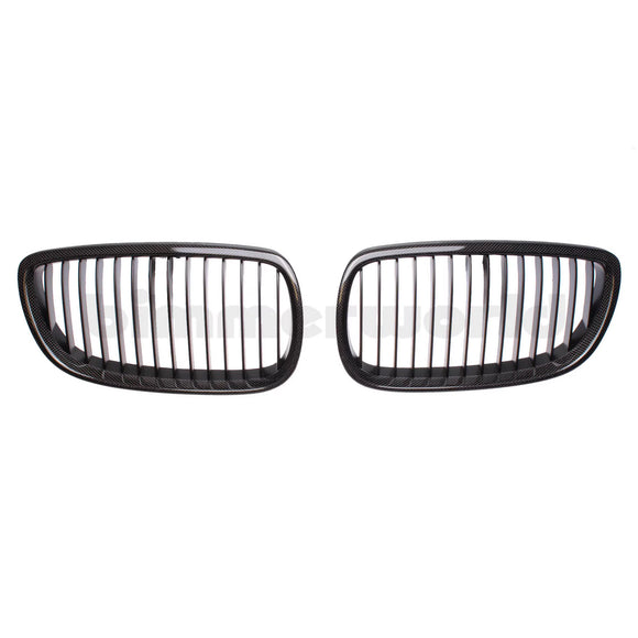 Carbon Fiber Front Grilles - E92 Coupe 2007-2010 and E9X M3 2008-2013