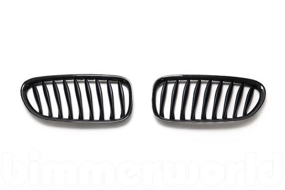 Carbon Fiber Front Grilles - E85/E86 Z4 Roadster & Coupe, 2003-2008