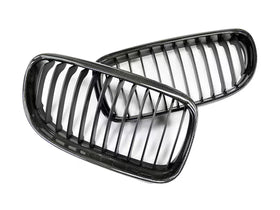 Carbon Fiber Front Grilles - E90 Sedan, E91 Wagon (LCI) 2009-2011