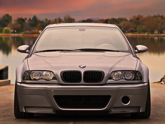 AUTOTECKNIC GLAZING BLACK FRONT GRILLE SET - E46 3-SERIES COUPE PRE-FACELIFT | M3