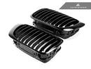 AUTOTECKNIC GLAZING BLACK FRONT GRILLE SET - E46 3-SERIES COUPE PRE-FACELIFT | M3-3