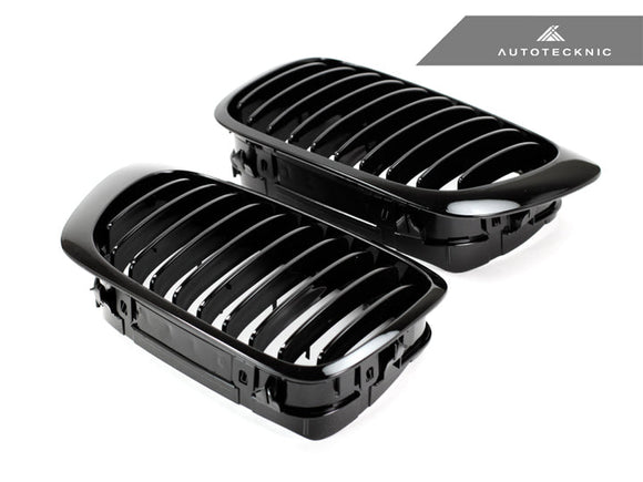 AUTOTECKNIC GLAZING BLACK FRONT GRILLE SET - E46 3-SERIES COUPE PRE-FACELIFT | M3
