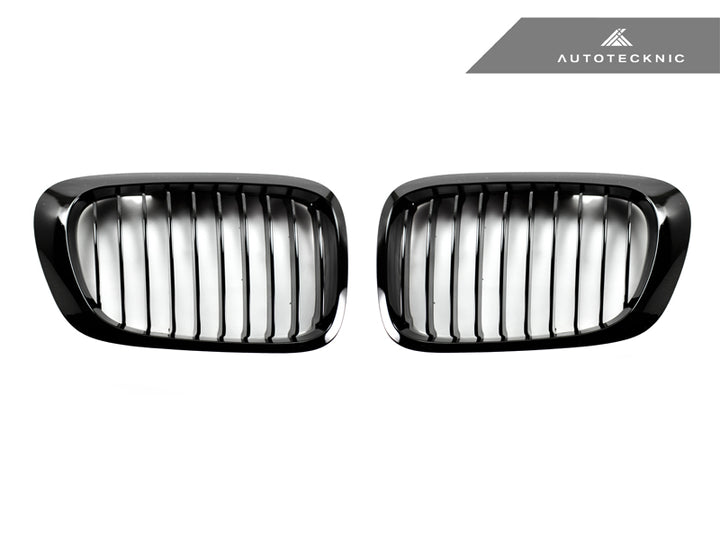 AUTOTECKNIC GLAZING BLACK FRONT GRILLE SET - E46 3-SERIES COUPE PRE-FACELIFT | M3