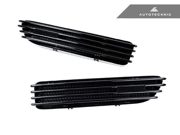 AutoTecknic Replacement Glazing Black Fender Gills | BMW E46 Coupe And Cabrio M3