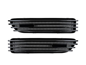 AutoTecknic Replacement Glazing Black Fender Gills | BMW E46 Coupe And Cabrio M3