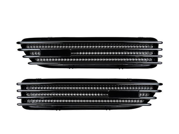 AutoTecknic Replacement Glazing Black Fender Gills | BMW E46 Coupe And Cabrio M3