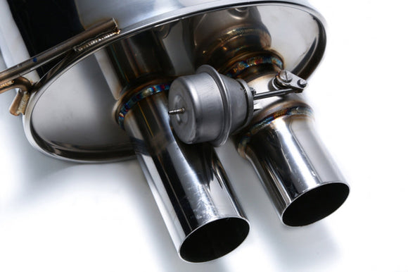 ARMYTRIX Stainless Steel Valvetronic Catback Exhaust System Quad Blue Coated Tips BMW M3 E9x 2008-2013