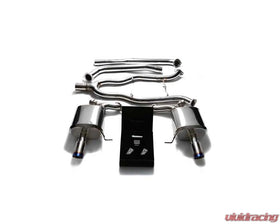 ARMYTRIX Valvetronic Exhaust System BMW 535i F10 RWD 2011-2019 - True Titanium Blue