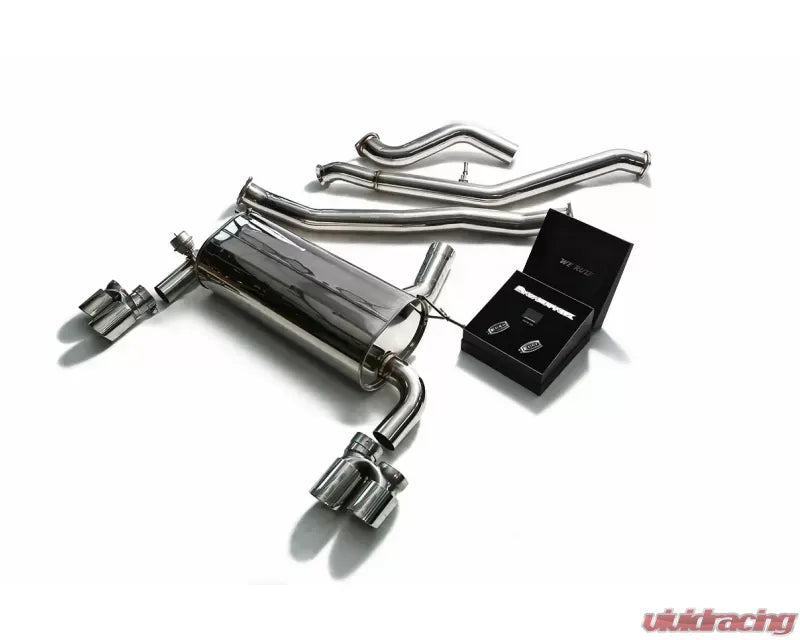 ARMYTRIX Valvetronic Exhaust System BMW 3-Series | 4-Series F3x 2012-2015 - Matte Black - 0