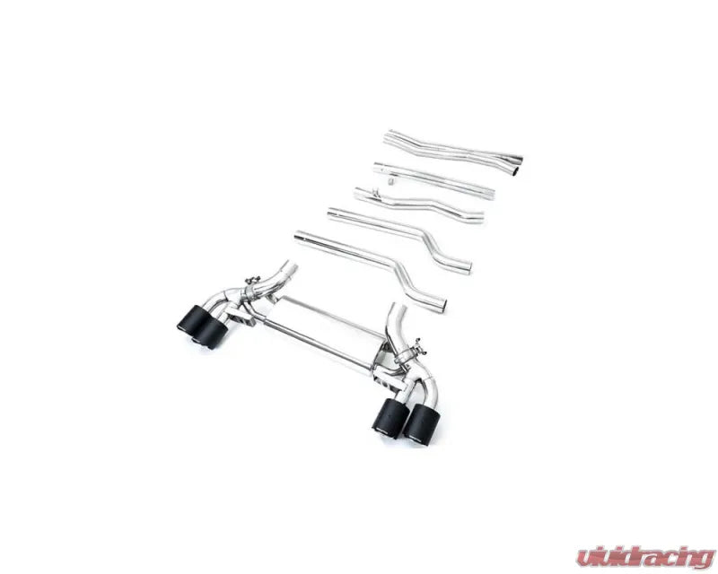 ARMYTRIX Valvetronic Exhaust System BMW F93 M8 S63 Twin-turbo V8 Gran Coupe Non-OPF 2019+ - Carbon Fiber