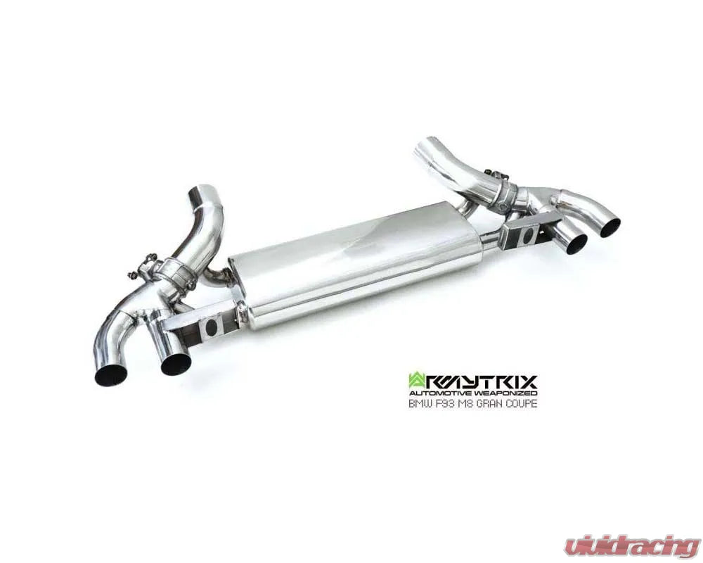 ARMYTRIX Valvetronic Exhaust System BMW F93 M8 S63 Twin-turbo V8 Gran Coupe Non-OPF 2019+ - Blue Coated - 0