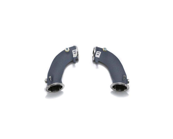 ARMYTRIX Ceramic Coated Race Downpipe w/Cat-Simulator BMW M5 F90 2018-2021