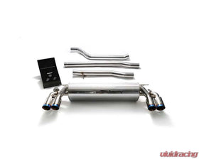 ARMYTRIX Valvetronic Exhaust System BMW 520i | 530i G3X 2017-2020 - True Titanium Blue