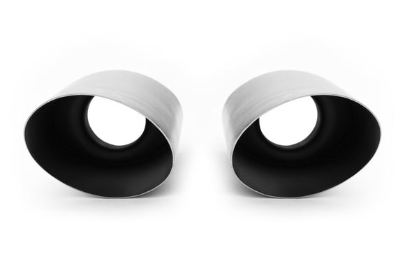 Fabspeed Porsche 993 Twin Turbo Single Wall Oval Bolt-On Tips