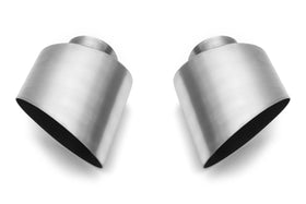 Fabspeed Porsche 993 Twin Turbo Single Wall Oval Bolt-On Tips - 0