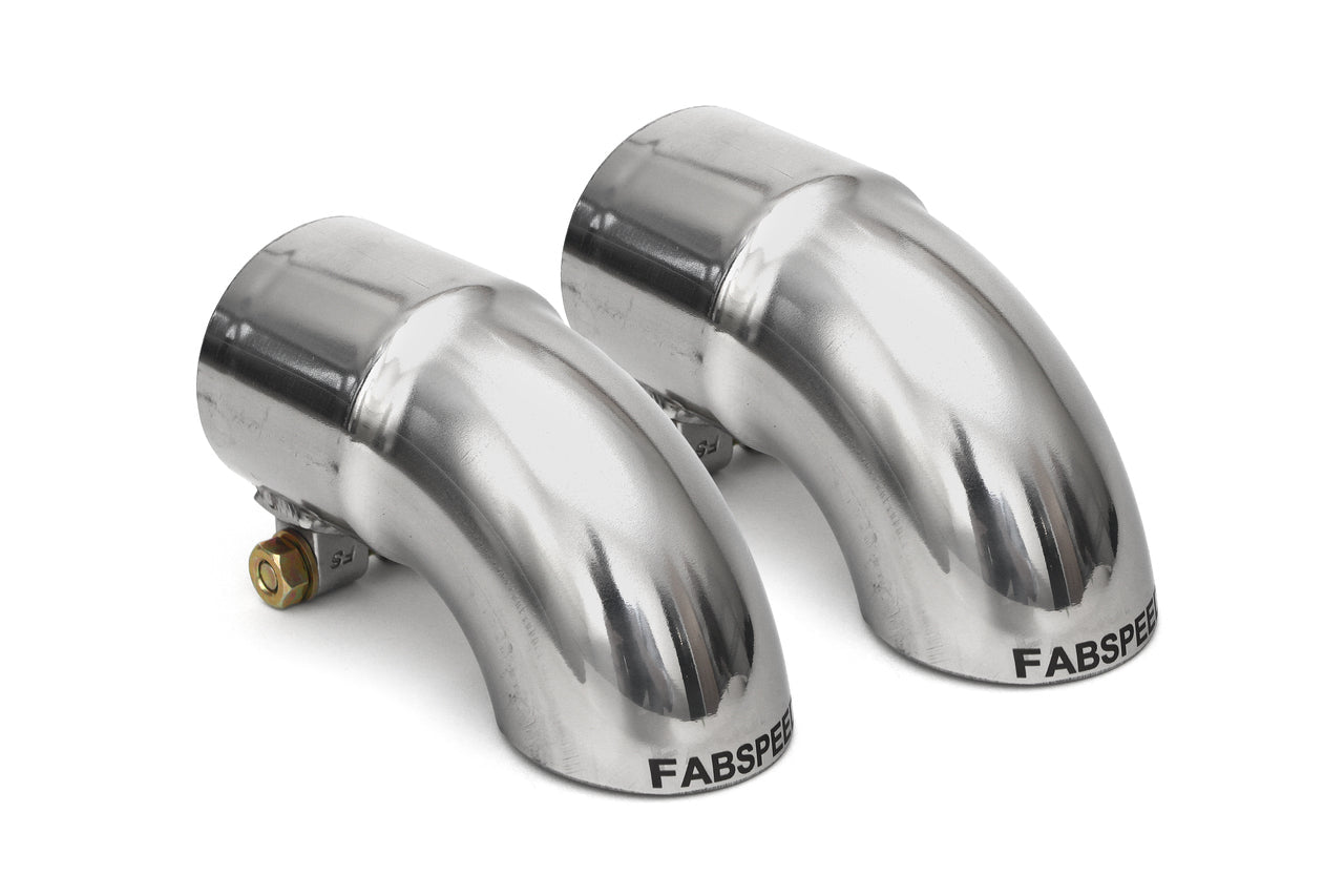 Fabspeed Porsche 997.2 GT3 Slip-On Turndown Tips