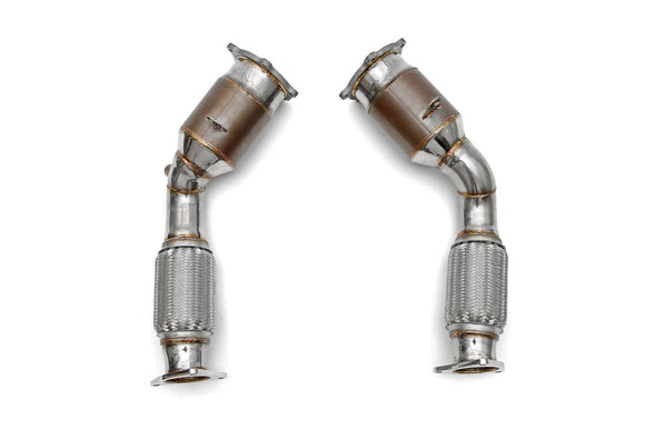 Fabspeed Porsche 955 Turbo / Turbo S Primary Sport Catalytic Converters (2002-2007)