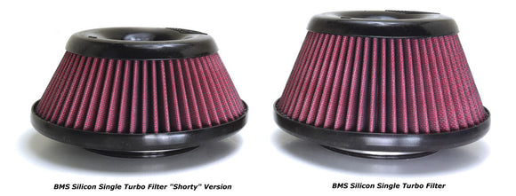 BMS Silicone Single Turbo Filter for 4" Turbo Inlet