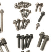 BMW Engine Block Aluminum Bolt Set - Genuine BMW 11110426590