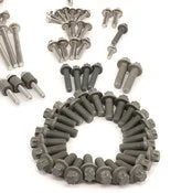 BMW Engine Block Aluminum Bolt Set - Genuine BMW 11110426590