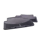 BMW Rubber Floor Mats Black - Genuine BMW 82550136373