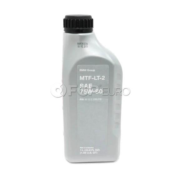 BMW 75W80 MTF-LT-2 Manual Transmission Fluid (1 Liter) - Genuine BMW 83222339219