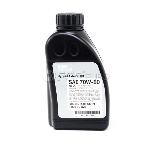 BMW G3 Hypoid Differential Fluid (500mL) - Genuine BMW 83222413512