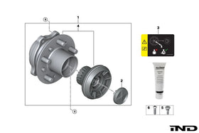 BMW M Performance G8X M2 / M3 / M4 Center Lock Hub Retrofit and 963M Wheel System