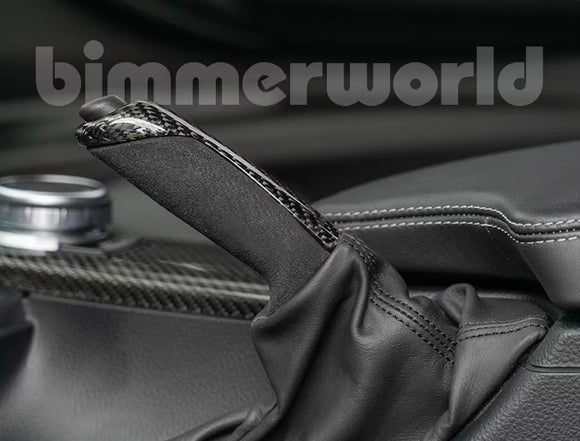 Carbon Fiber Alcantara E-Brake Handle for BMWs (See List)