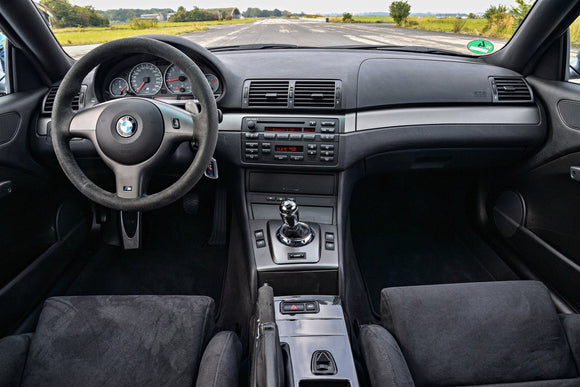 BMW E46 M3 CSL Center Console Alcantara Pad