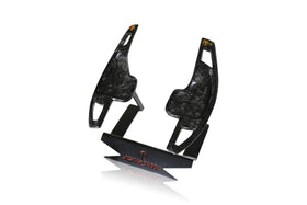 BMW F30 serial forged carbon paddle shifters - BLACK