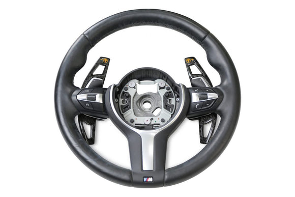 BMW F30 serial forged carbon paddle shifters - BLACK
