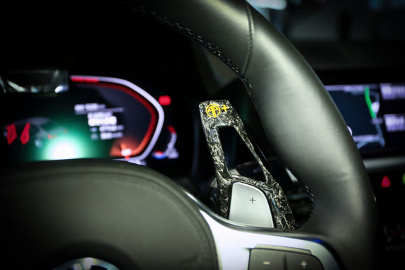 BMW G20 / Toyota Supra A90 forged paddle shifters - BLACK