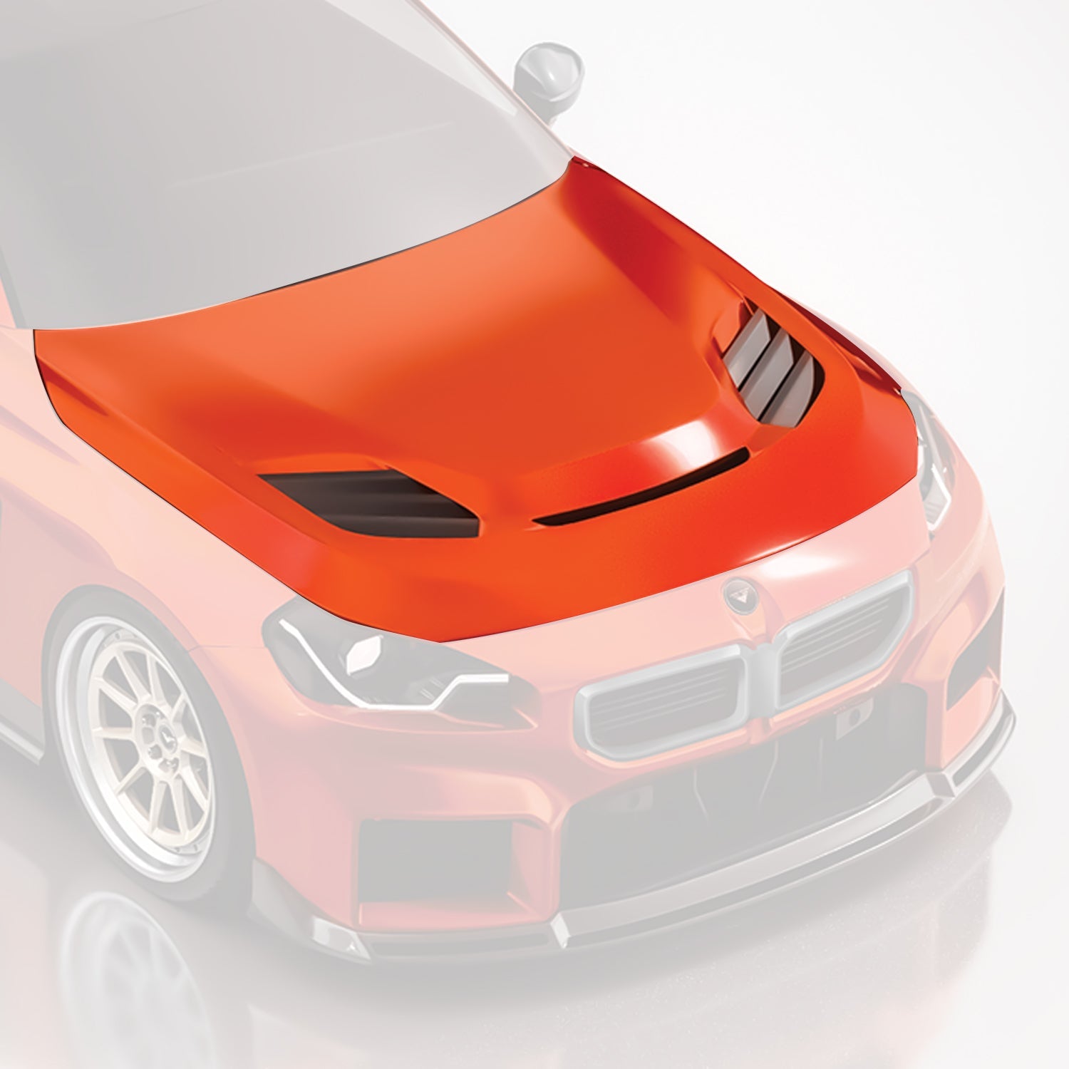 BMW G8X M2 VRS AERO HOOD CARBON FIBER PP 2X2 GLOSSY