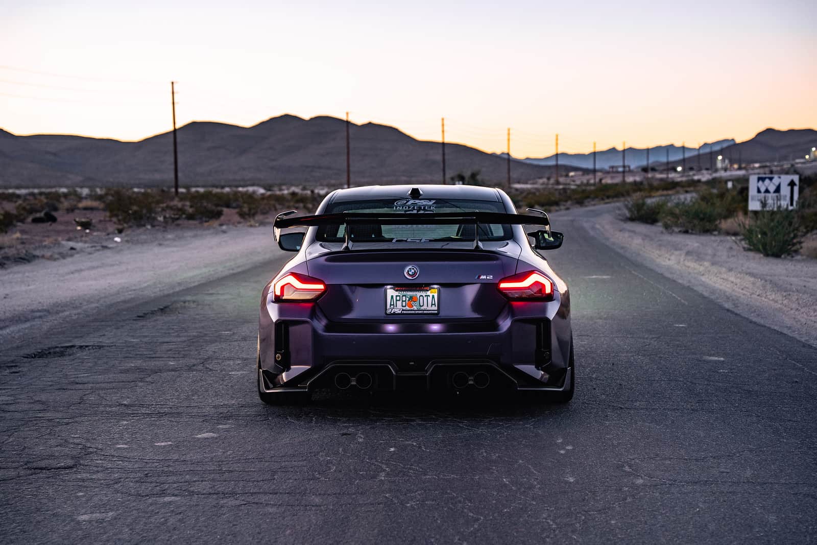 BMW G87 M2 AT-R3 SWAN NECK WING