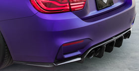 Vorsteiner 2014+ BMW M3/M4 (F8X) VRS GTS-V Rear Diffuser Carbon Fiber PP 2x2 Glossy