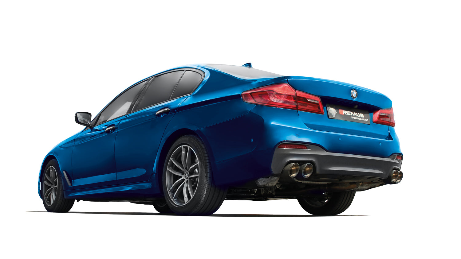 Remus 2017 BMW M550I xDrive G30 Sedan 4.4L (N63R) Axle Back Exhaust (Tail Pipes Req) - 0