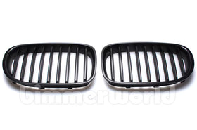 Matte Black Front Grilles - F01, F02 7-Series