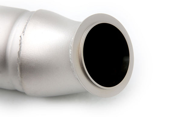 QKspl™ 5" Cast Stainless BMW N55 Catted Downpipe