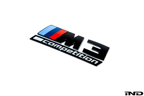 BMW G80 M3 Competition Trunk Emblem