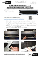 Zunsport F87 M2 Competition - Front Grille Set-3