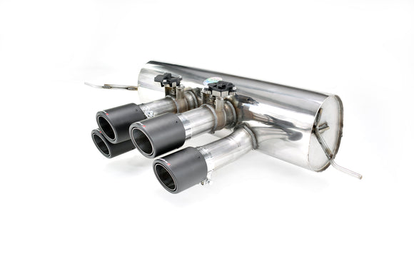 BMW M4 G82 G83 (2021 on) Centre Exit Sport Exhaust with Sound Architect™ Inc. Carbon Diffusor Kit with OR without OPF delete pipes.