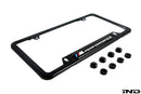 BMW M Performance Black Stainless Steel Plate Frame-2