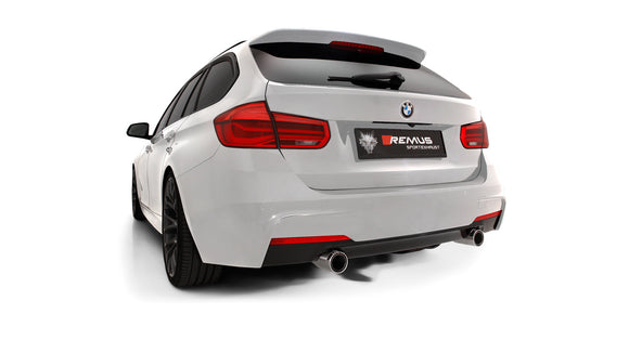 REMUS resonated cat-back section for BMW 4 Series F32/F33/36