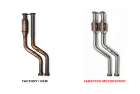 Fabspeed BMW M3 E46 Sport Catalytic Converters (2000-2006) - 0